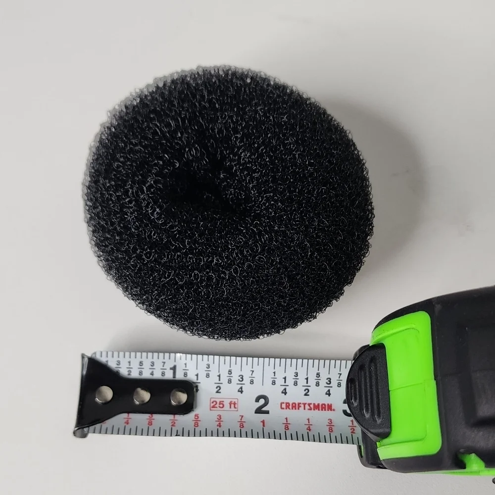NEW Black Hair Donut Bun Maker Set